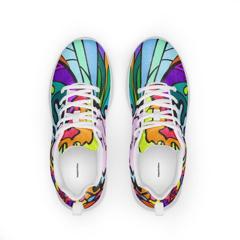 Energize Your Stride: Vibrant Women's Athletic Shoes - Wave at Sunset product image (1)