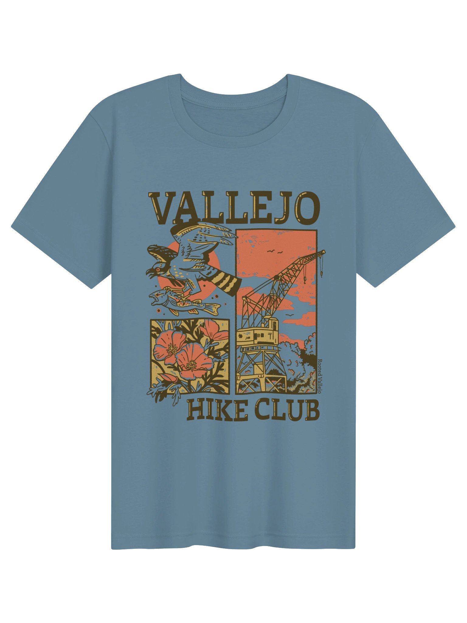Vallejo Hike Club Osprey - Steel Blue Unisex product image (1)