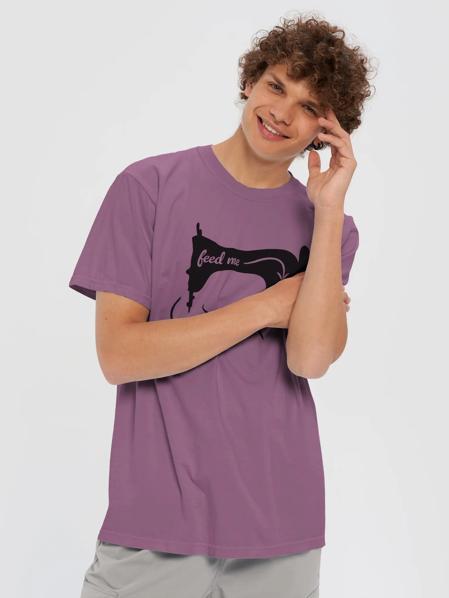 Feed me Feel happy Tee product image (5)