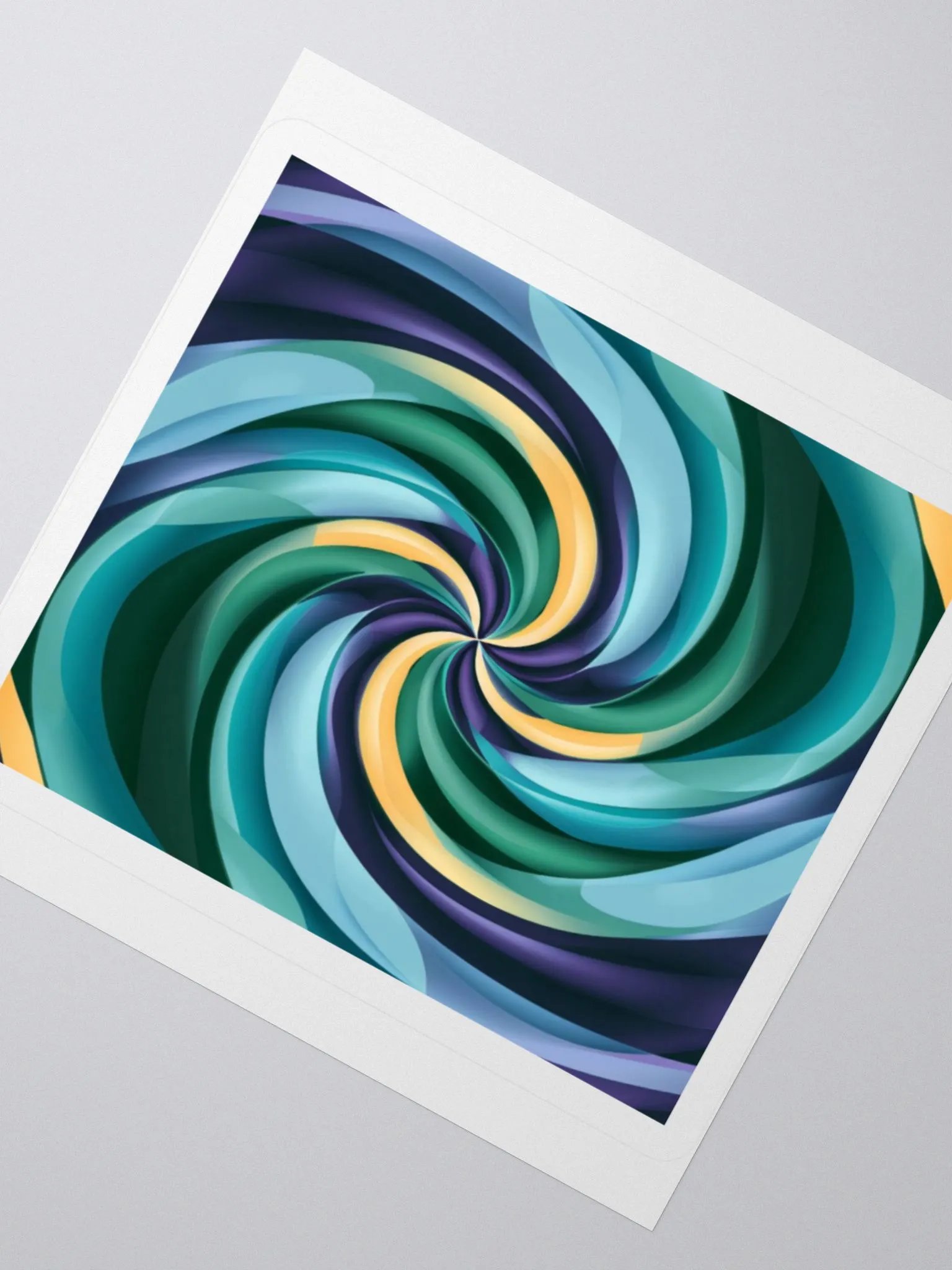 Exclusive Abstract Swirl Sticker | Premium Kiss Cut Vinyl | Perfect for Laptops, Cars & More product image (2)