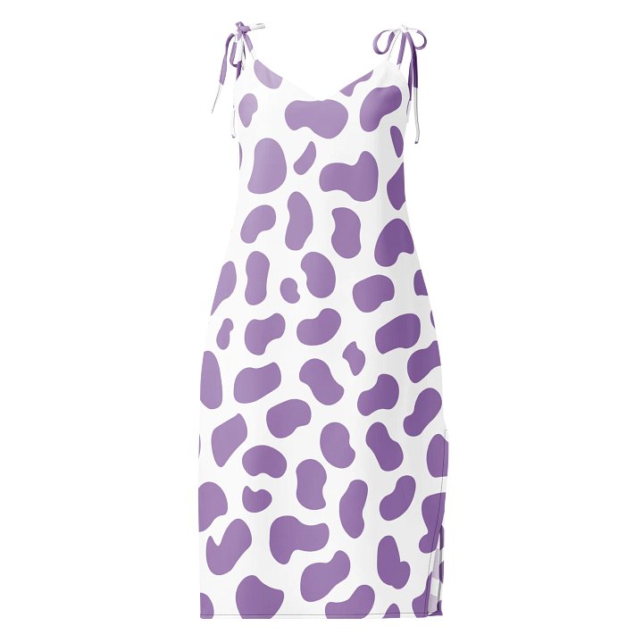 Purple cheetah print dress product image (2)