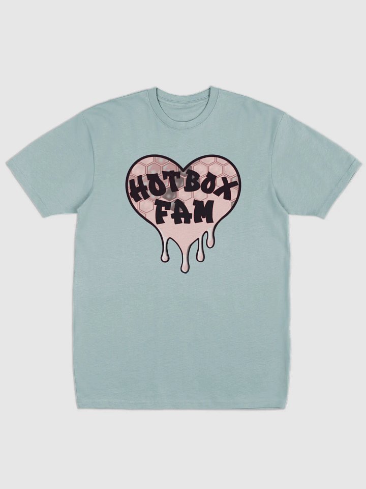 UNISEX HOT BOX FAM PALE PINK HONEY COMB TEE product image (2)