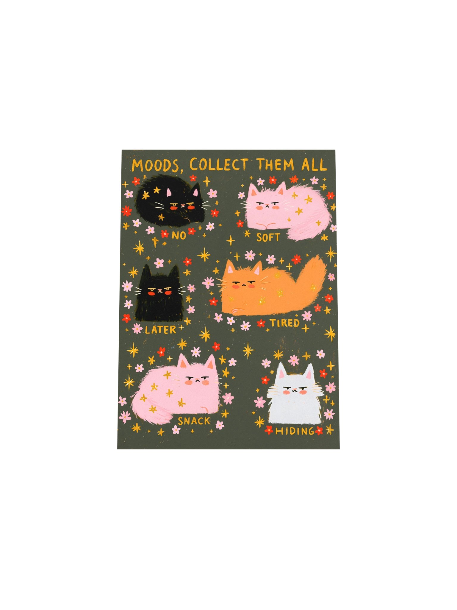 Moods, Collect Them All Cat Poster product image (19)