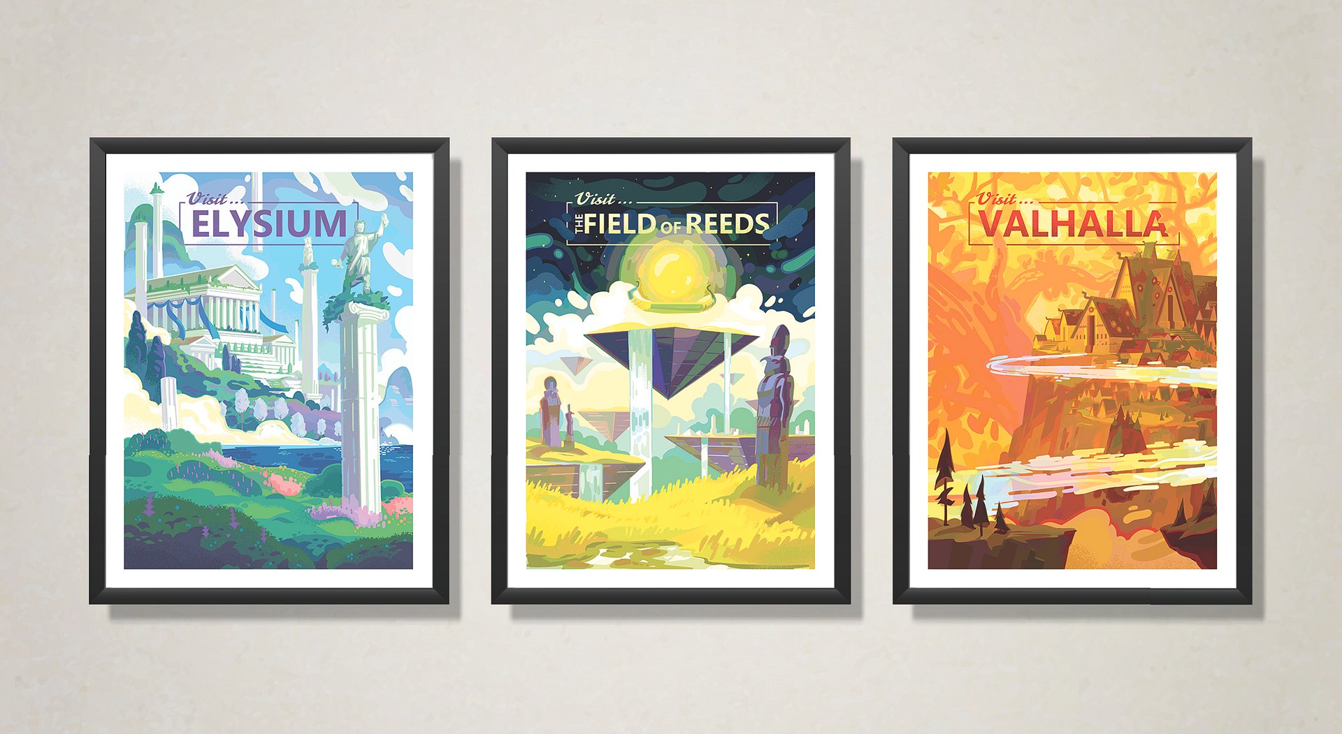 Divine Destinations: Heavenly Travel Posters product image (2)