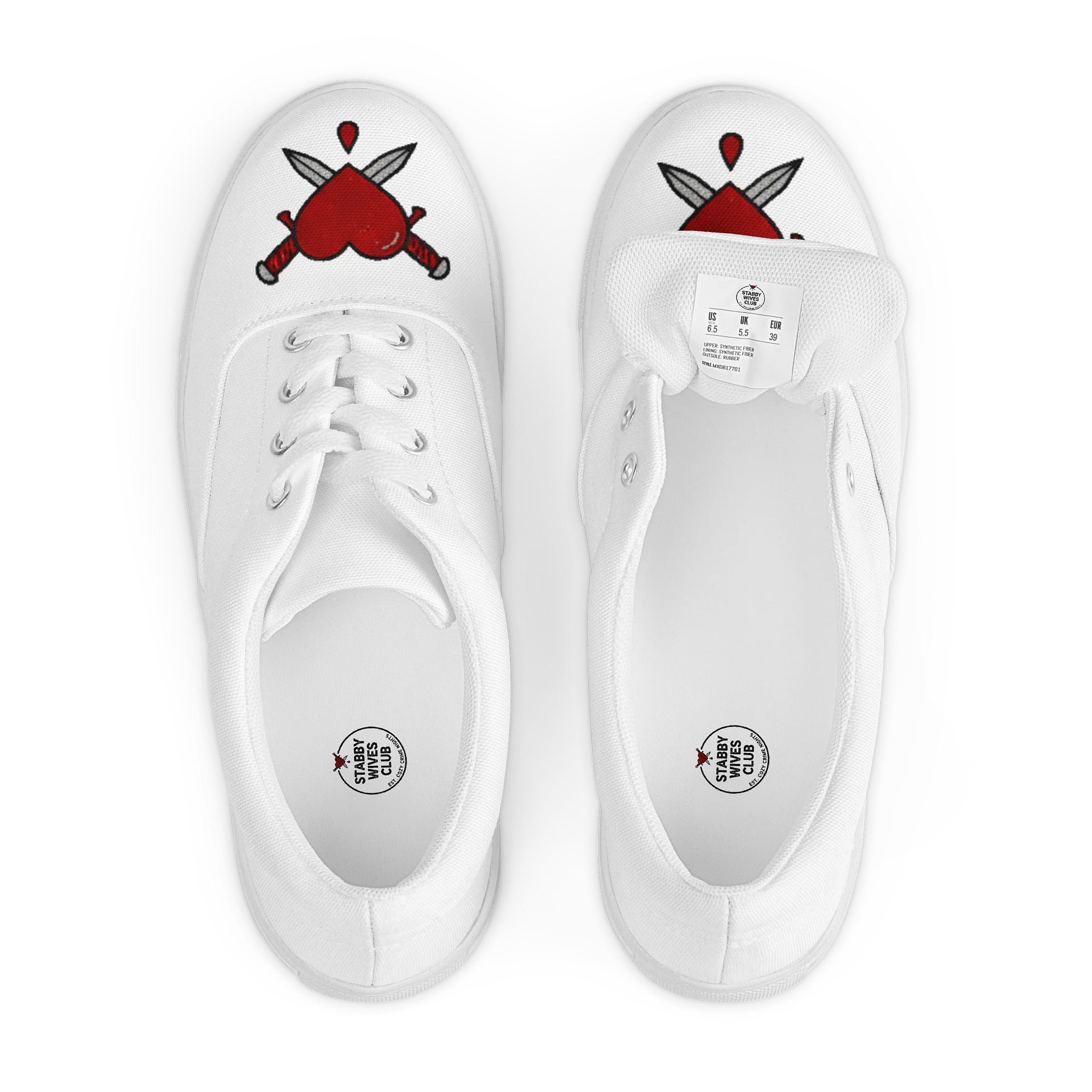 Stabby Wives Lace-Up Canvas Shoes product image (4)