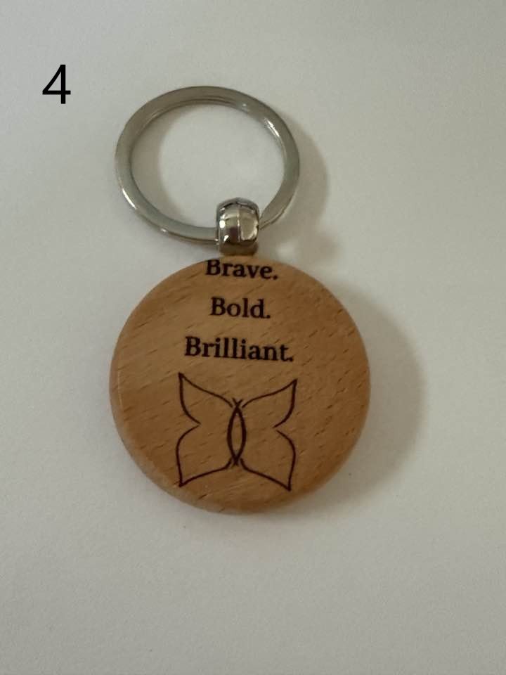 Wooden Engraved Neurodivergent Keychains | ADHD, Autism, Anxiety, and More (1) product image (4)