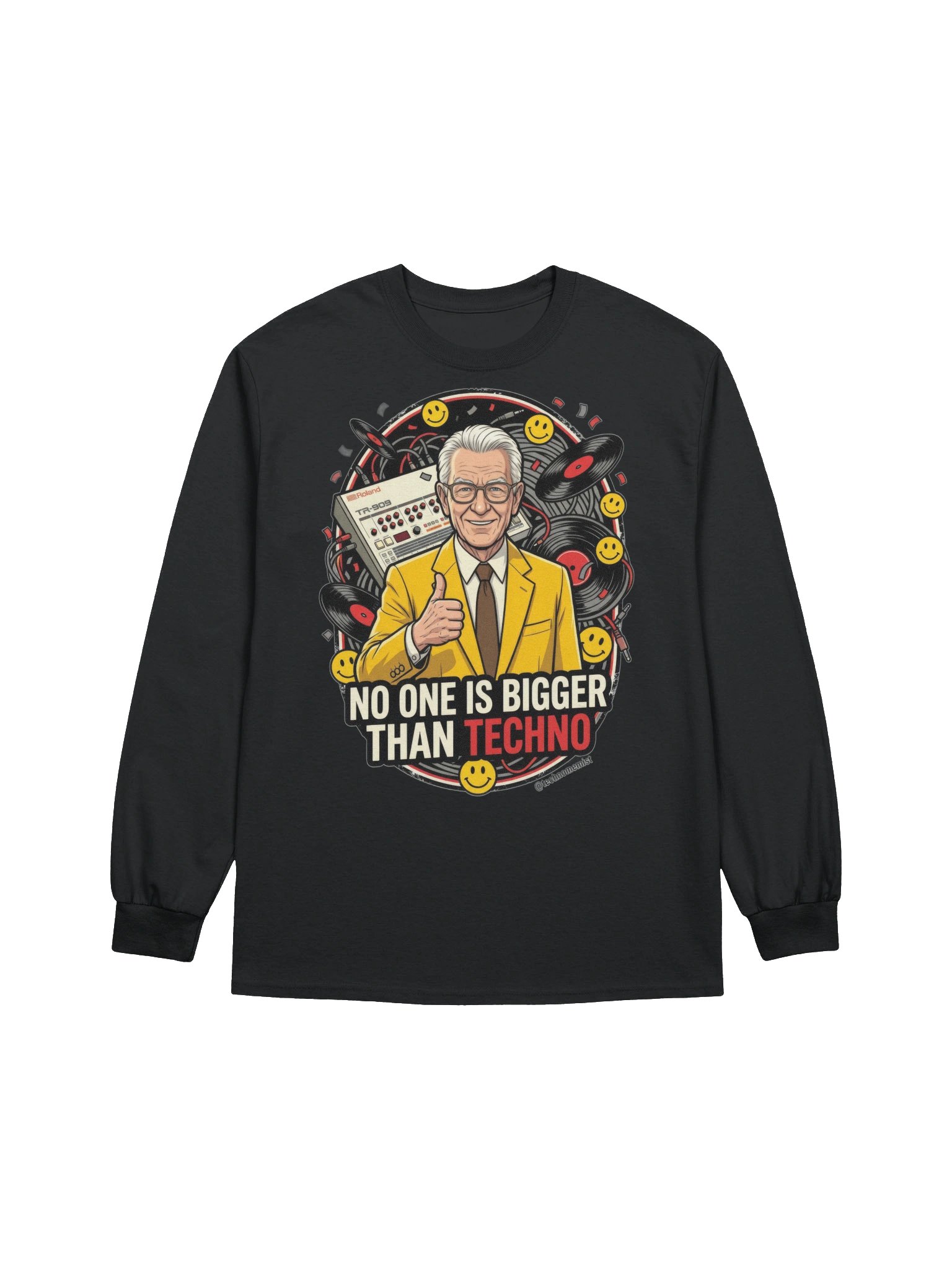 No One Is Bigger Than Techno Longsleeve product image (5)