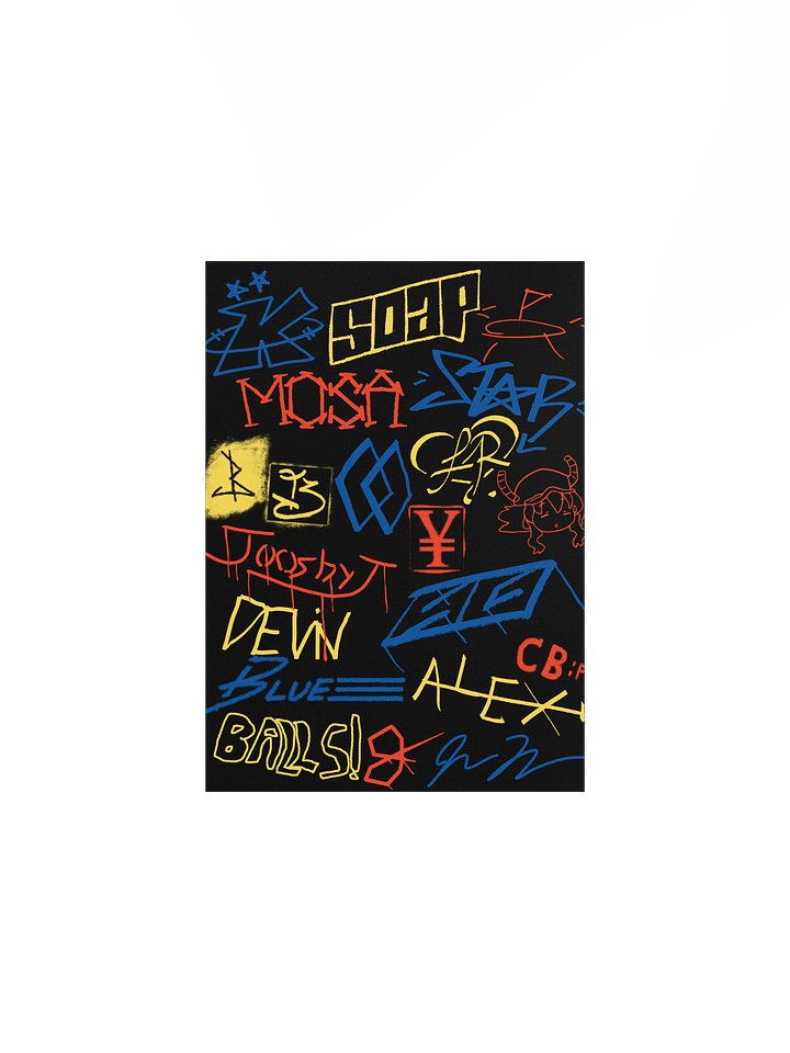 UBL Graffiti Tag Poster product image (1)