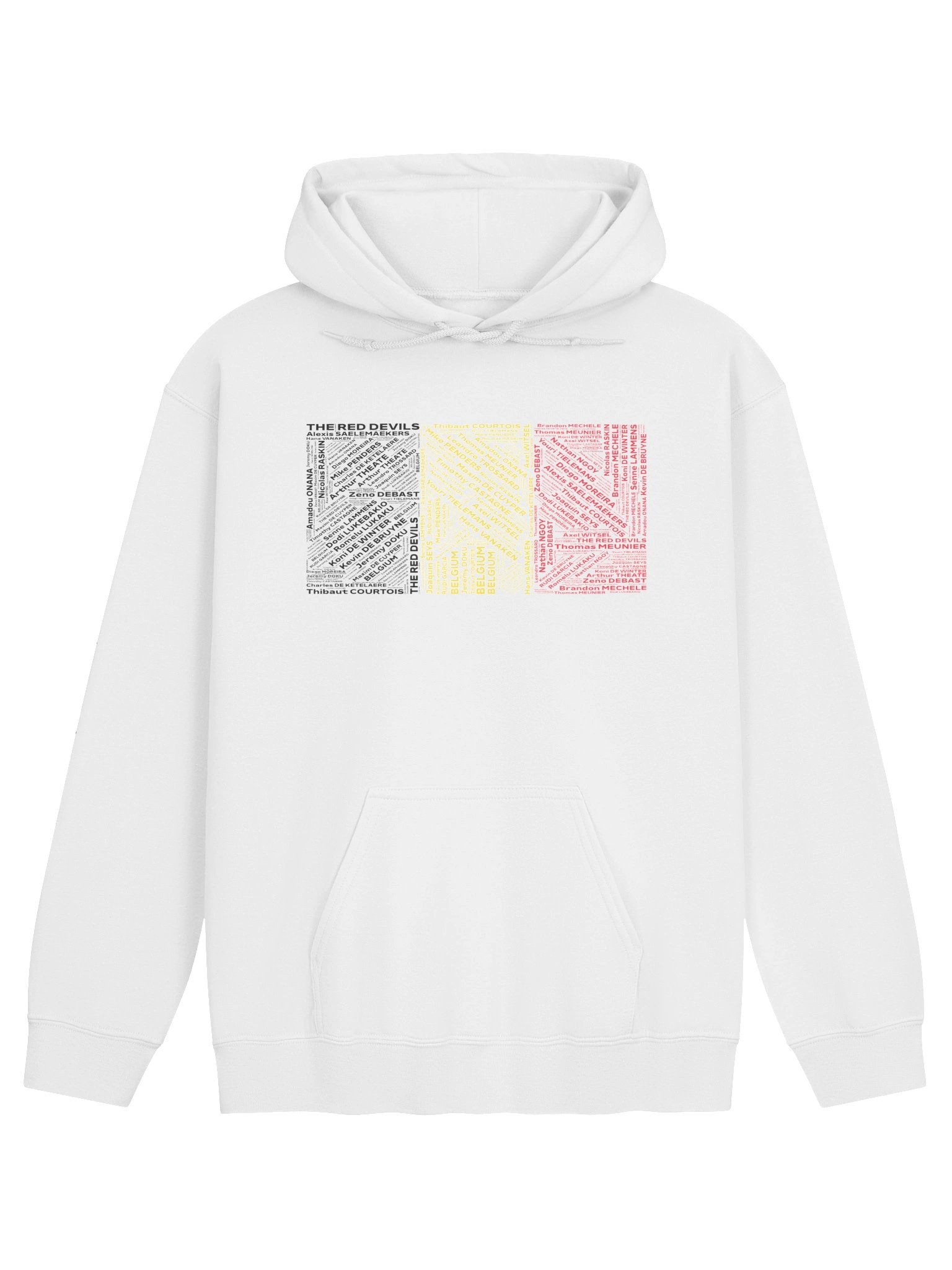 Belgium Football 2026 Team Hoodie (Front) product image (1)