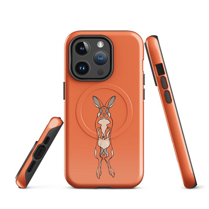 Floating Bunny MagSafe® Tough iPhone Case product image (2)
