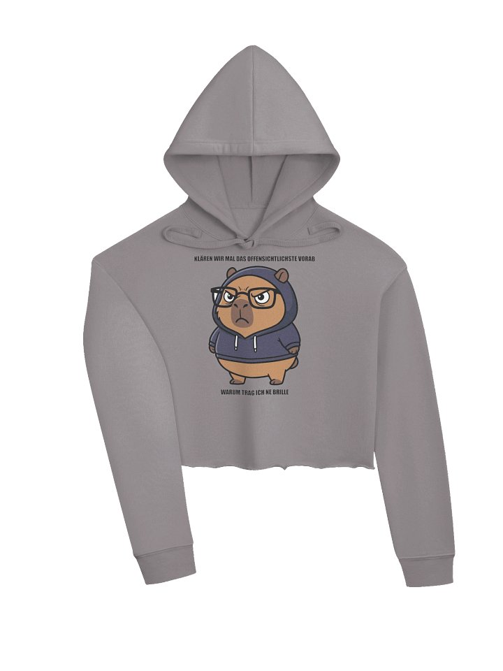 Bella+Canvas Women's Fleece Crop Hoodie product image (2)