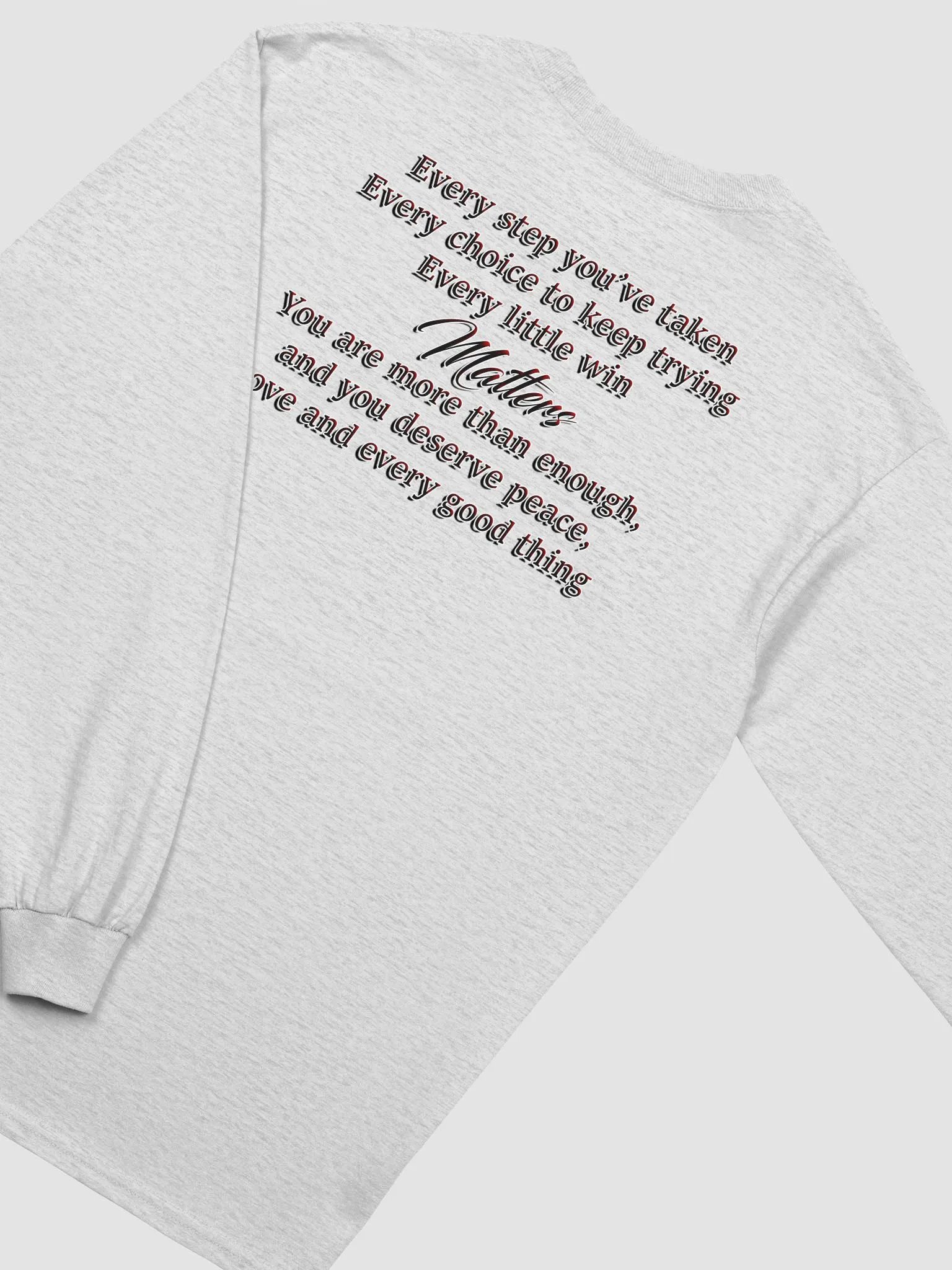 Positivity - Every Step Long Sleeve Tee product image (44)