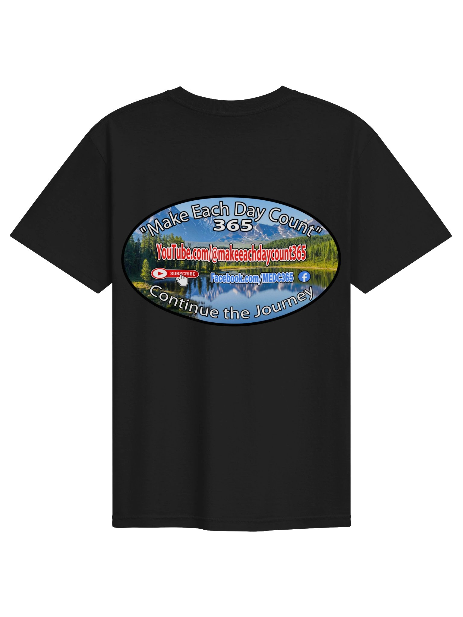 Official Make Each Day Count 365 T-Shirt (Back Only) product image (1)