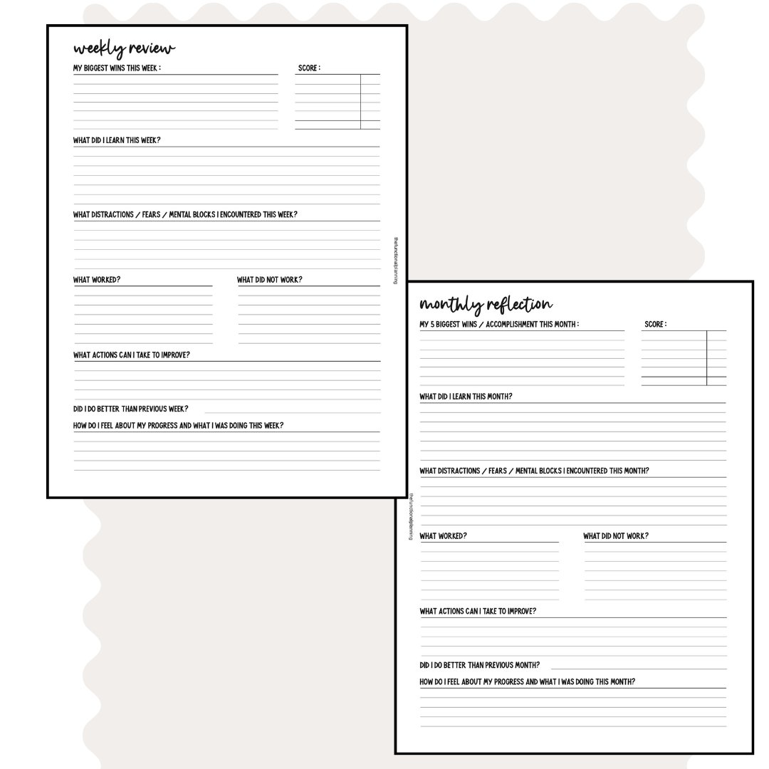 Weekly & Monthly Reflection - HP Classic product image (2)