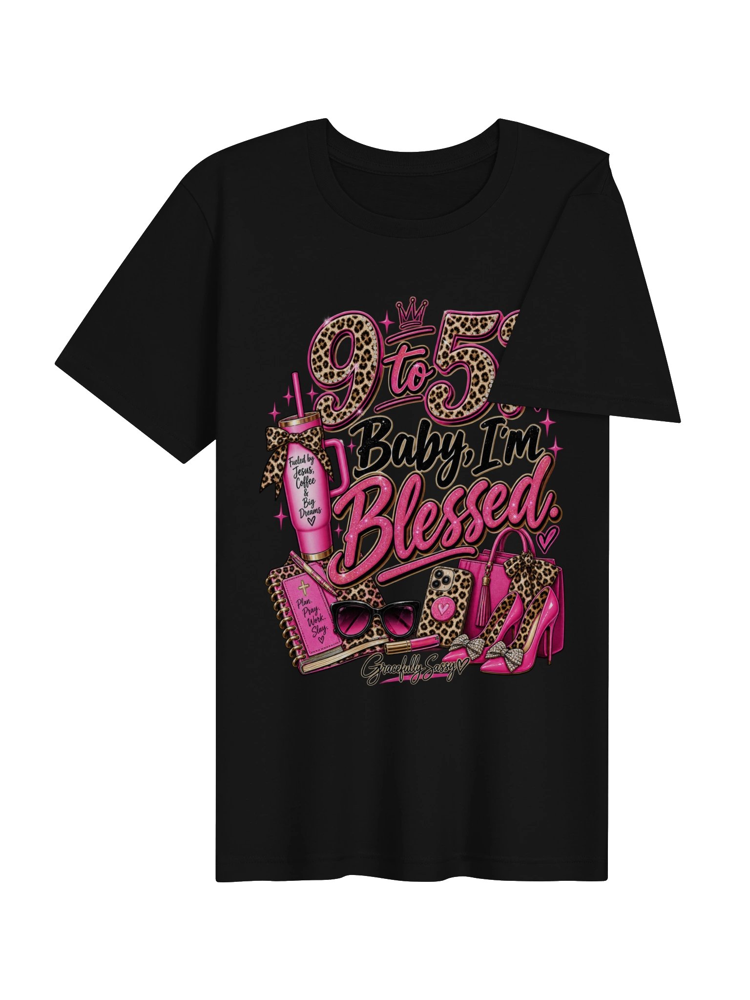 9 to 5? Baby, I’m Blessed Tee product image (23)