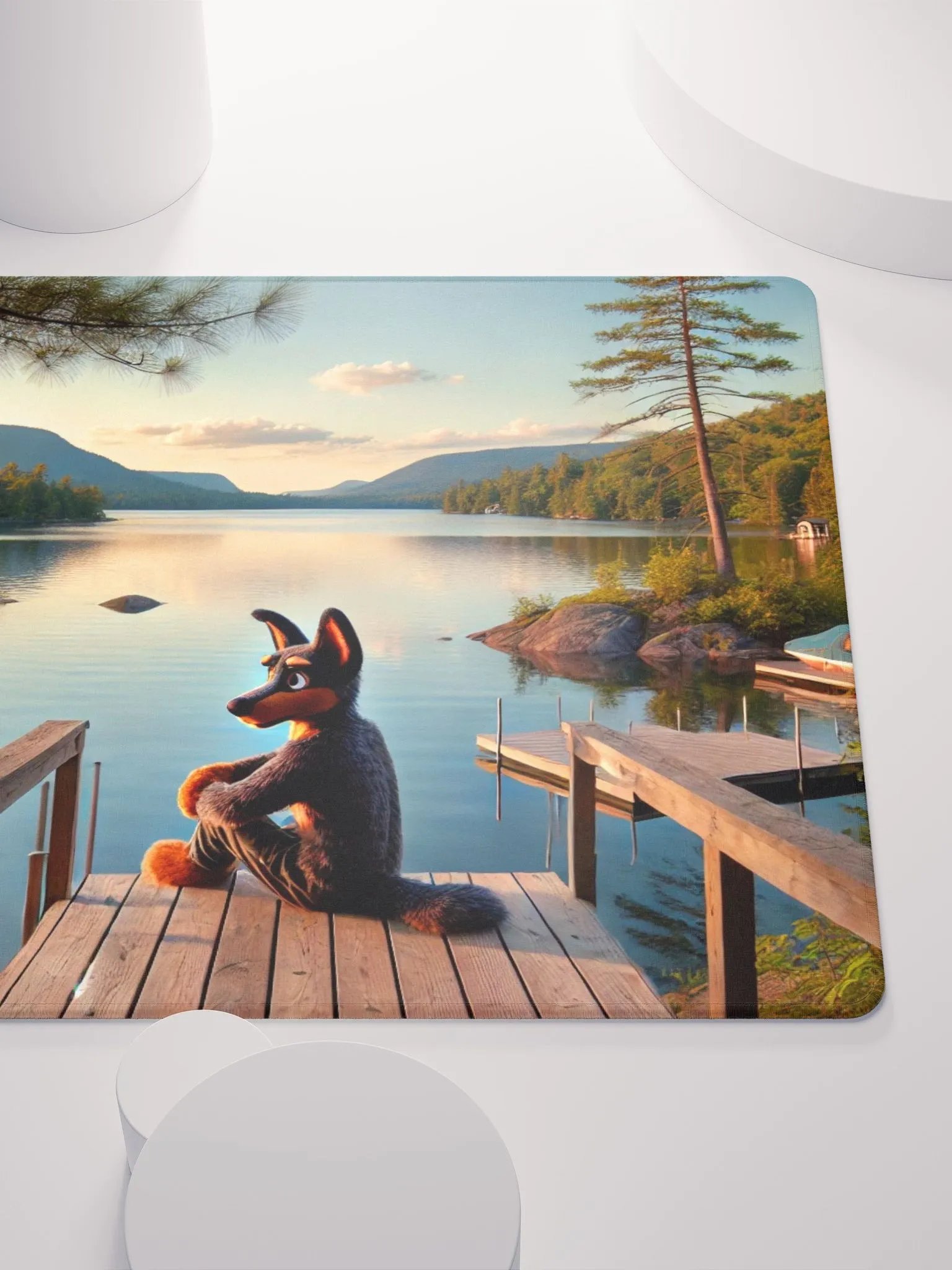 AI Generated Doberman Mouse Pad product image (5)