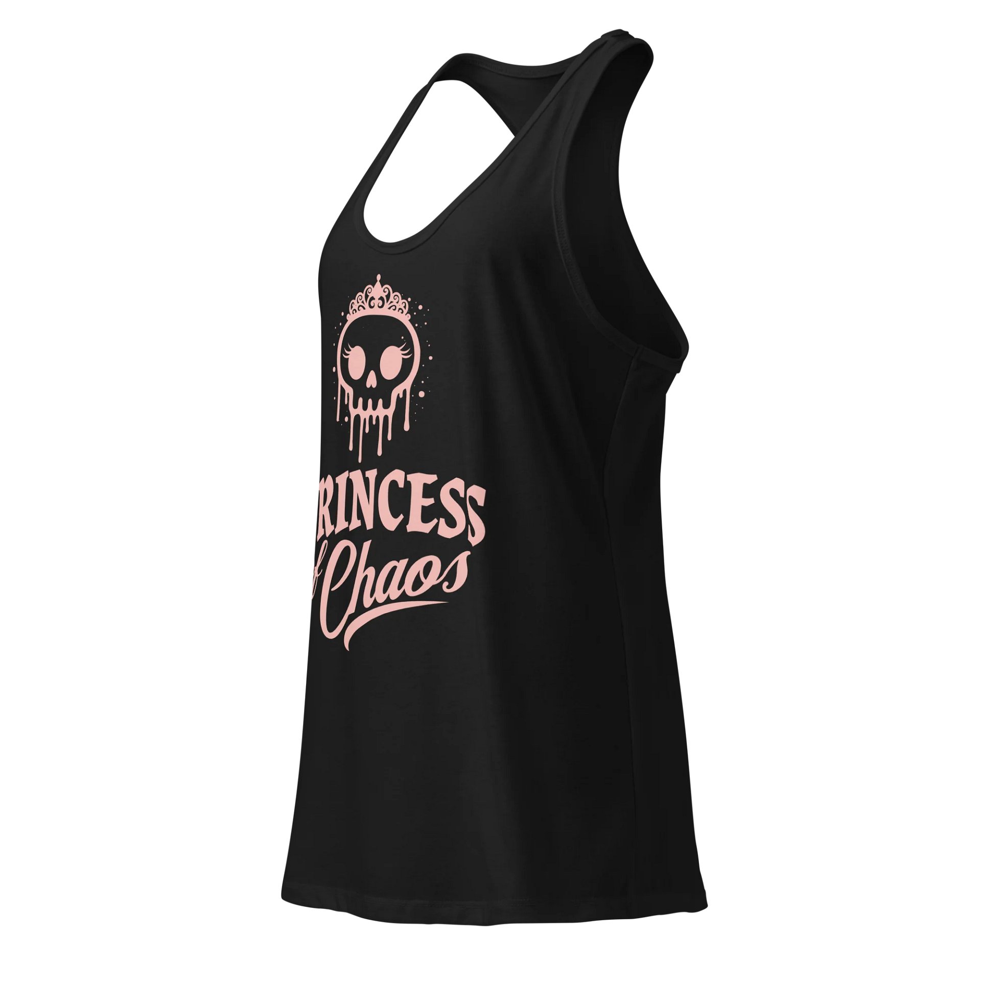 Princess of Chaos Skull Tank - Pink Text product image (4)