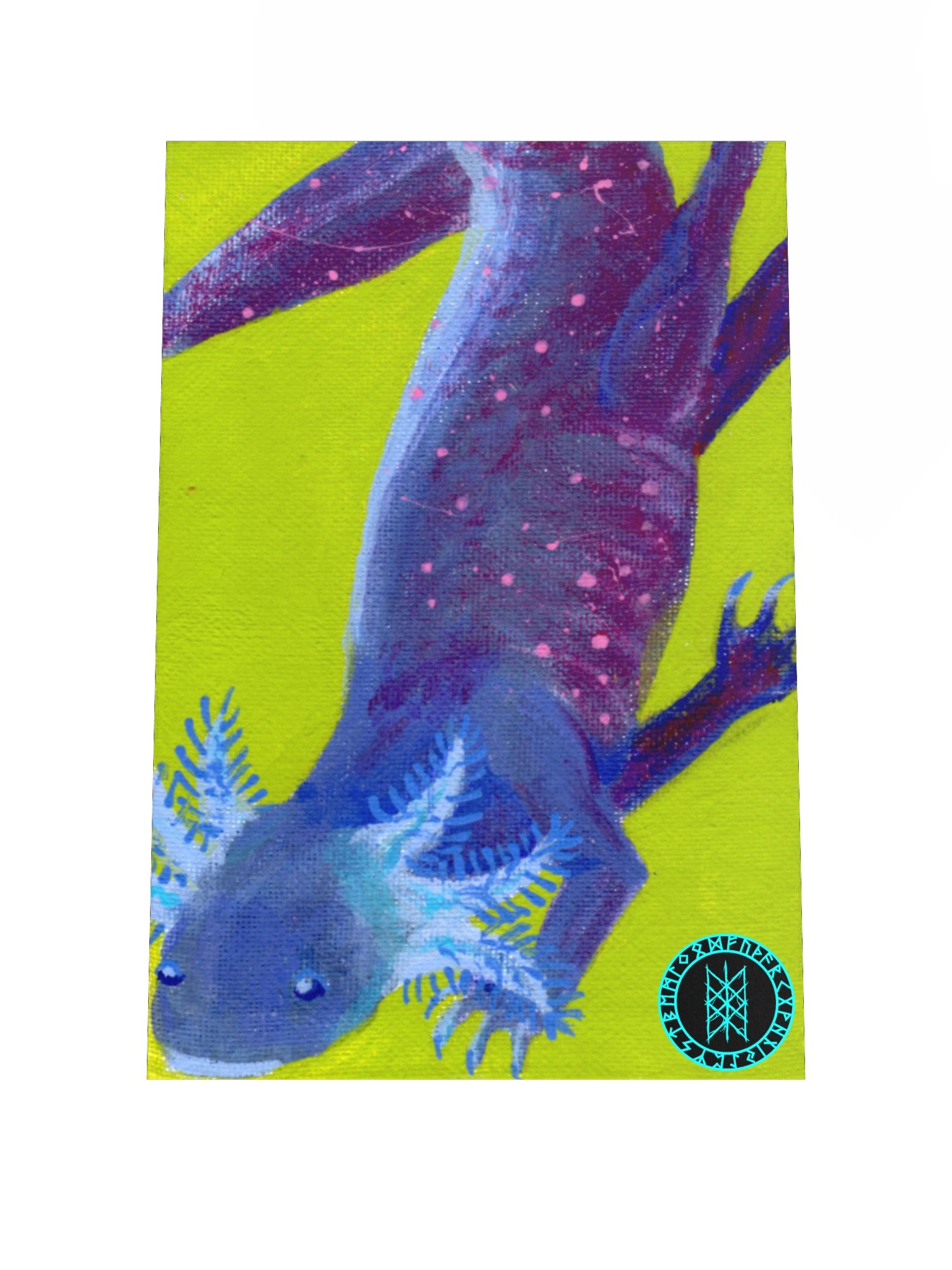 Gone Fission September Shadow Axolotl Matte Paper Poster product image (2)