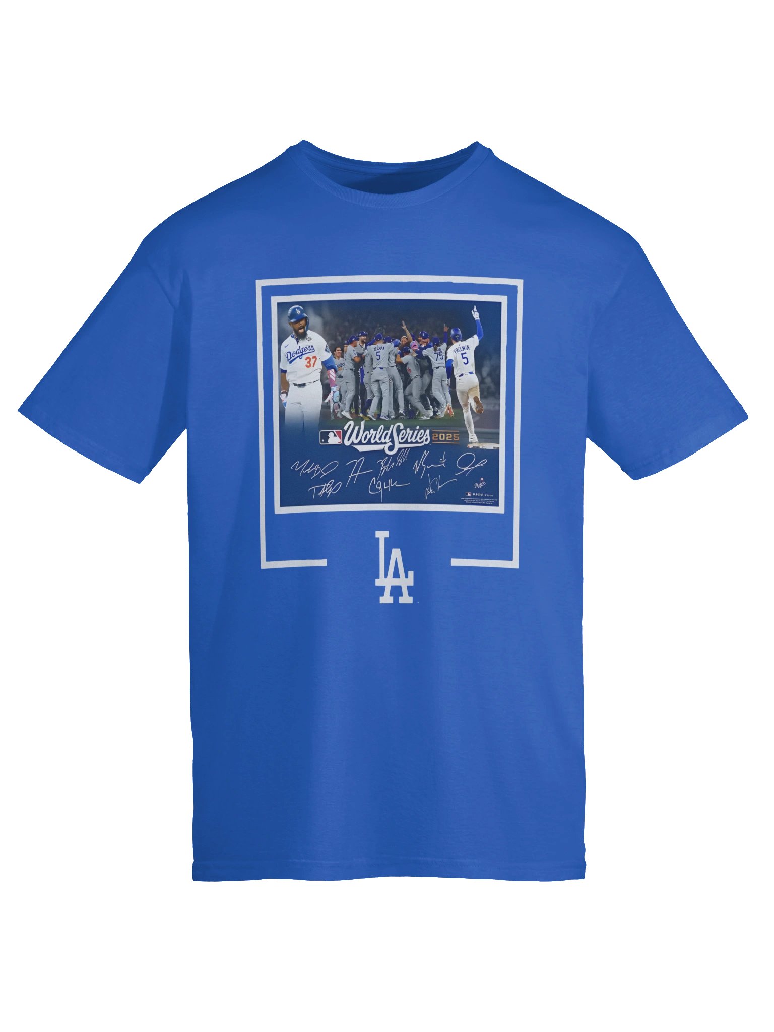 Dodgers Autographed World Series Signatures Shirt product image (13)