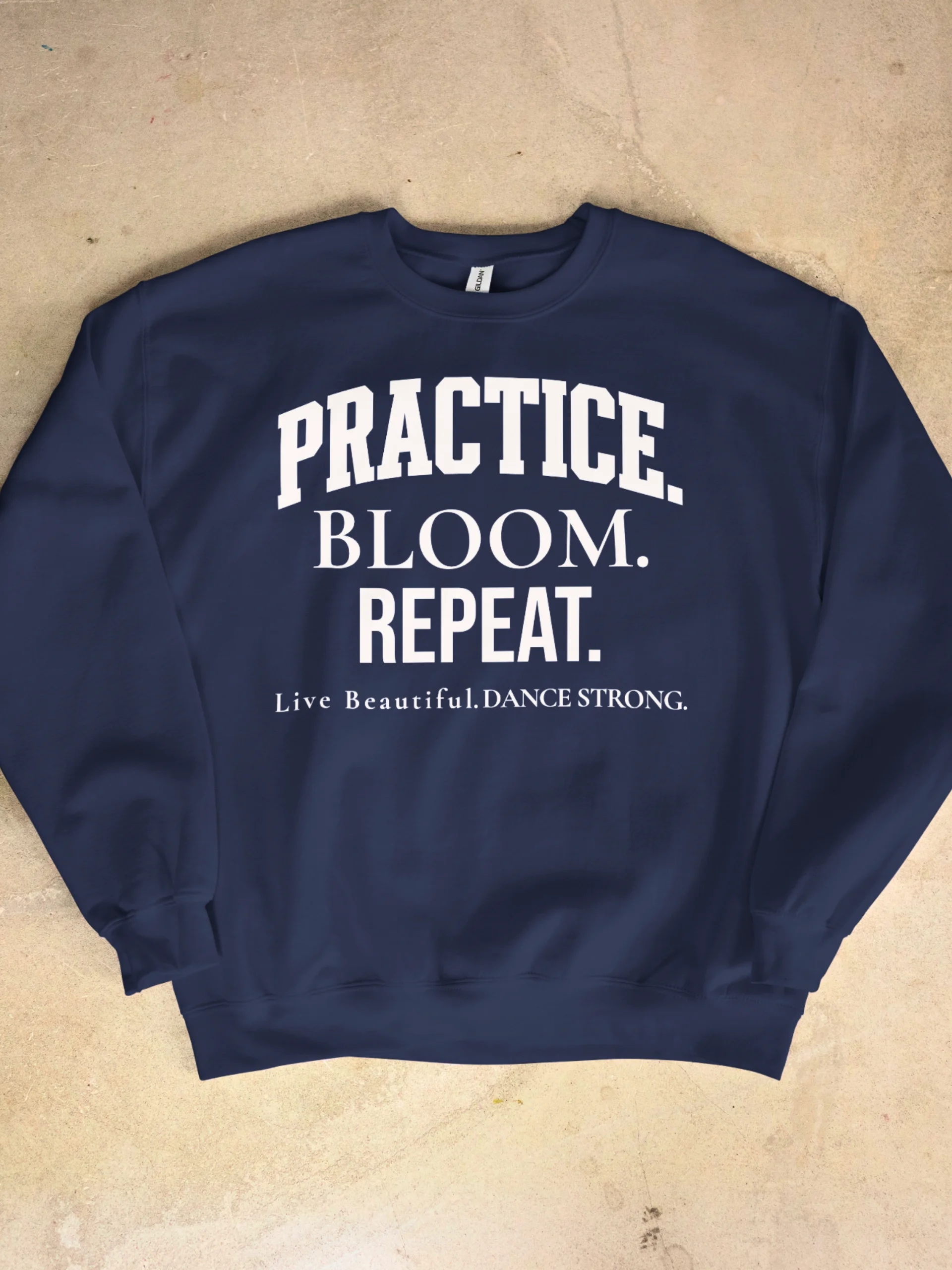 Practice. Bloom. Repeat. Varsity Dance Sweatshirt product image (3)