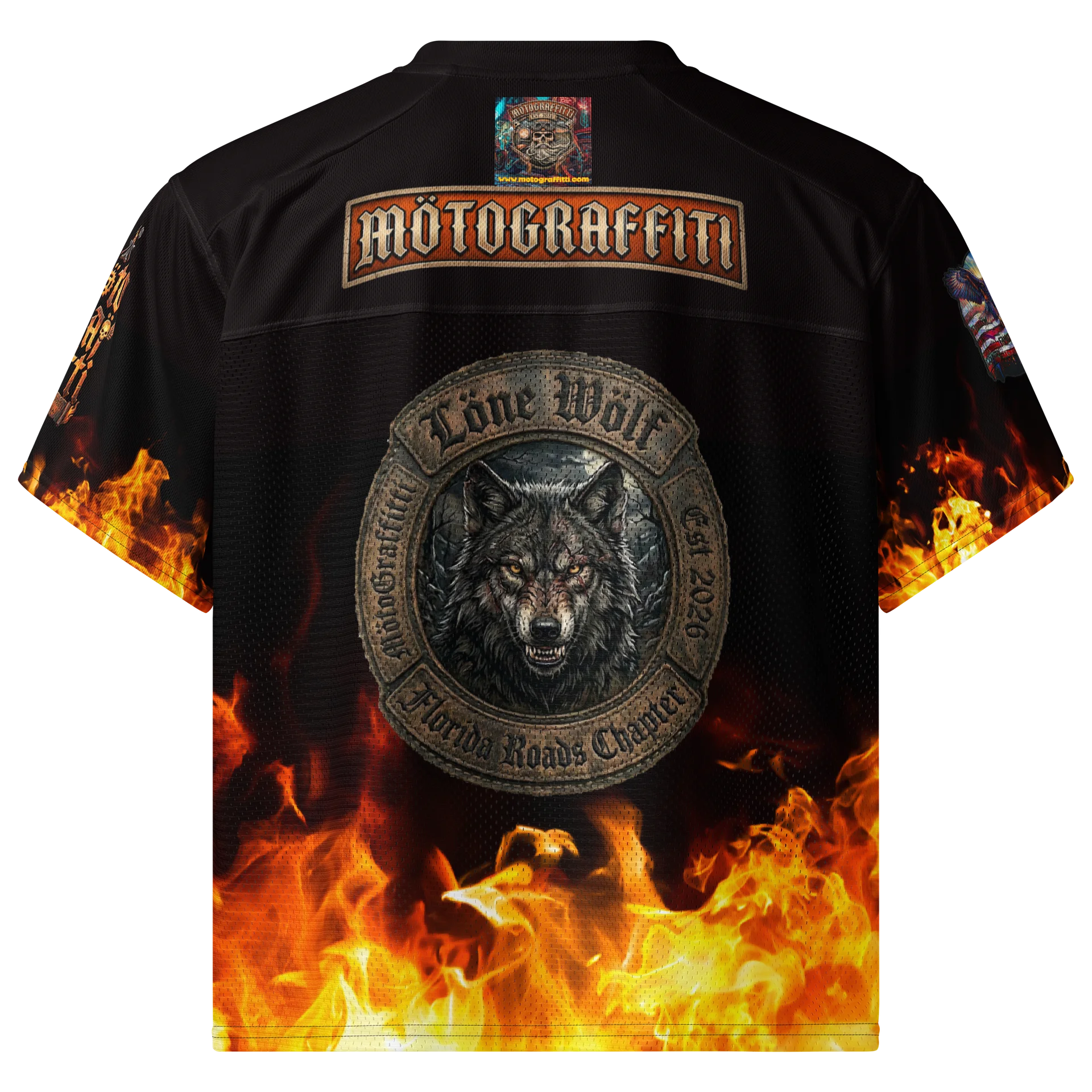 MötoGraffitti Löne Wölf Football Jersey product image (2)