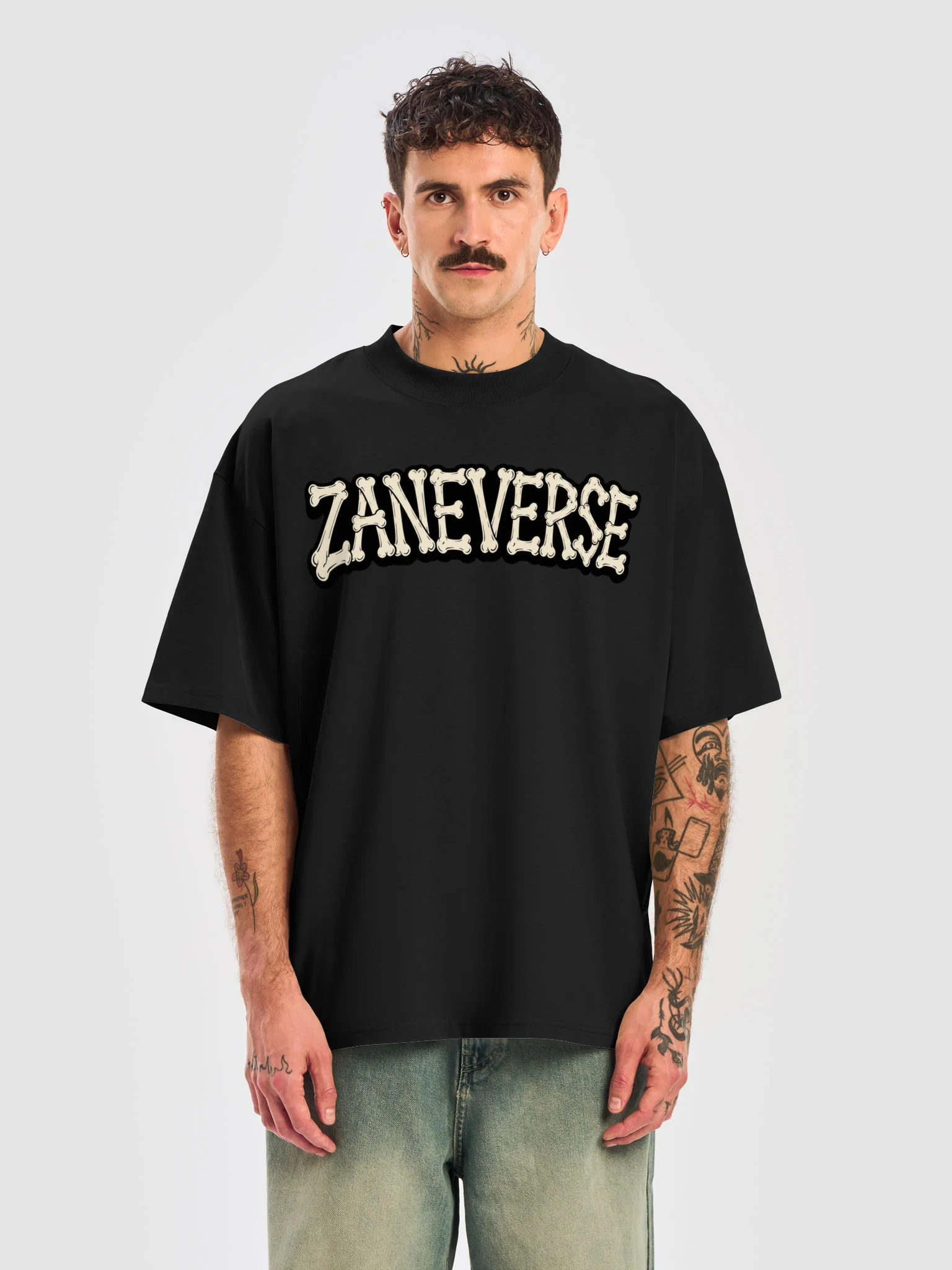 Zaneverse Bones Oversized Tee product image (1)