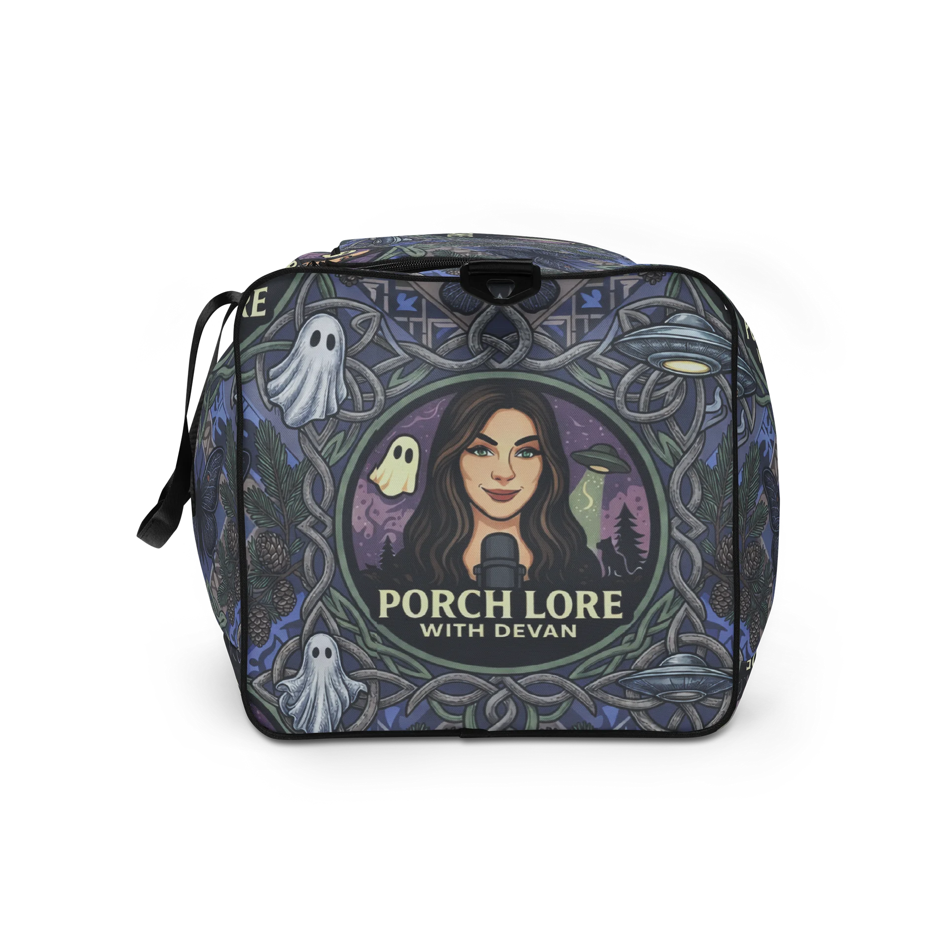 PORCH LORE DEVAN PERIWINKLE MOTH DUFFLE BAG product image (10)