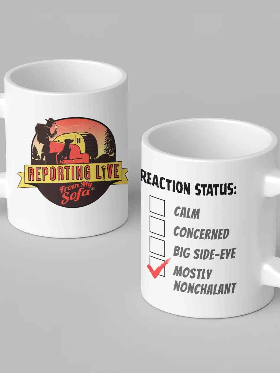 Mostly Nonchalant Reaction Status Mug product image (24)