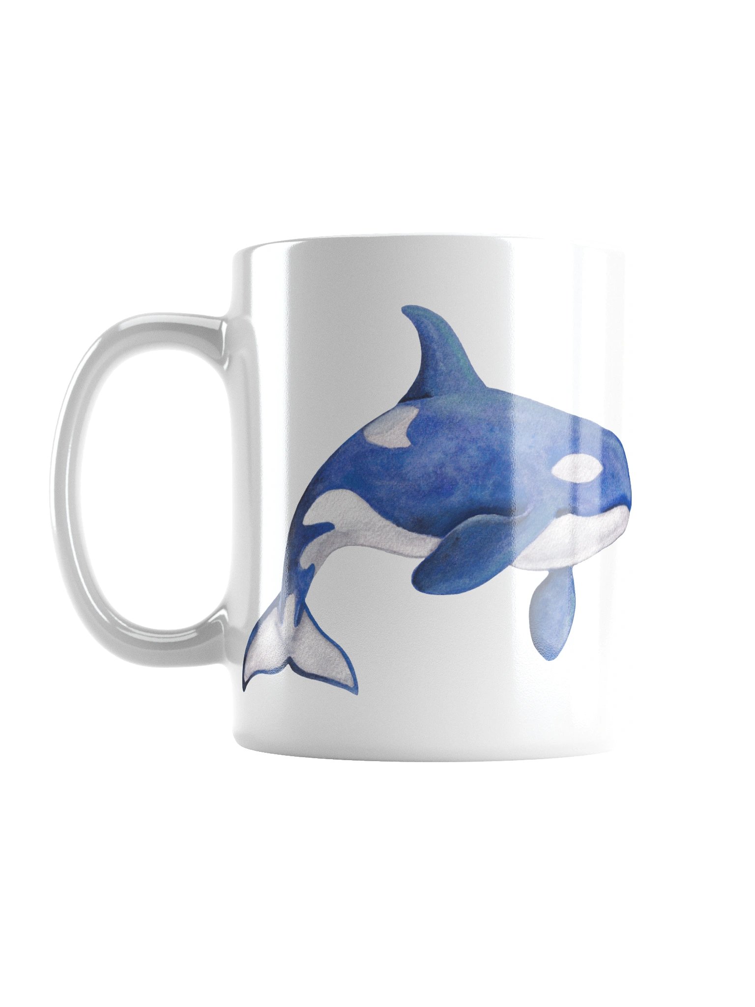Watercolor Orca - Blue product image (1)