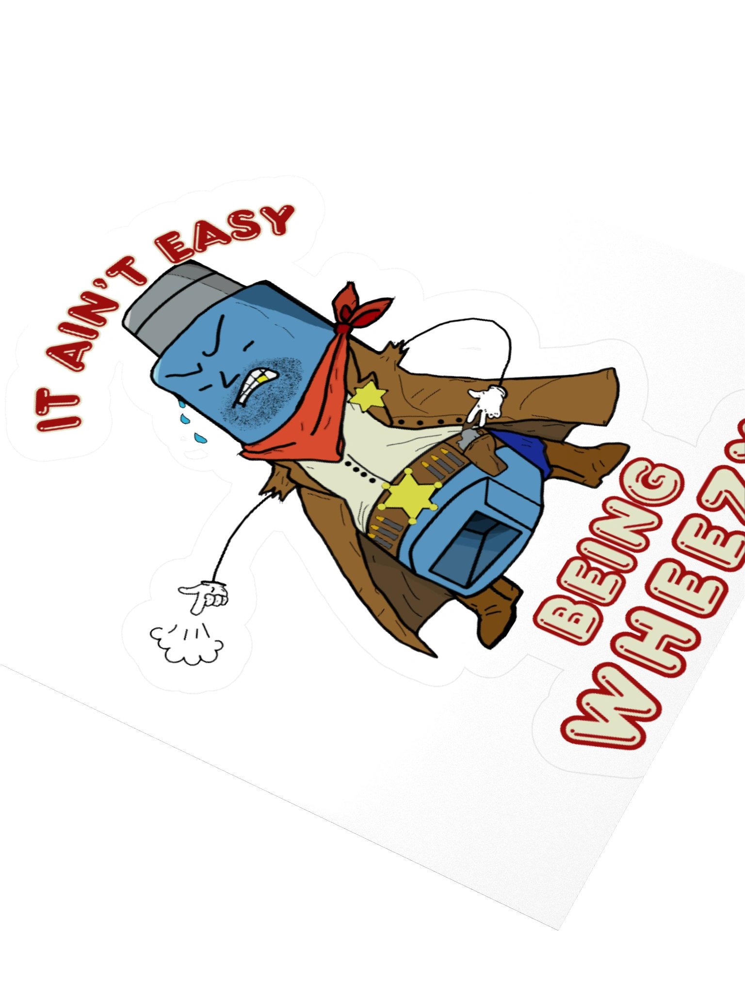 It Ain't Easy Being Wheezy sticky product image (7)