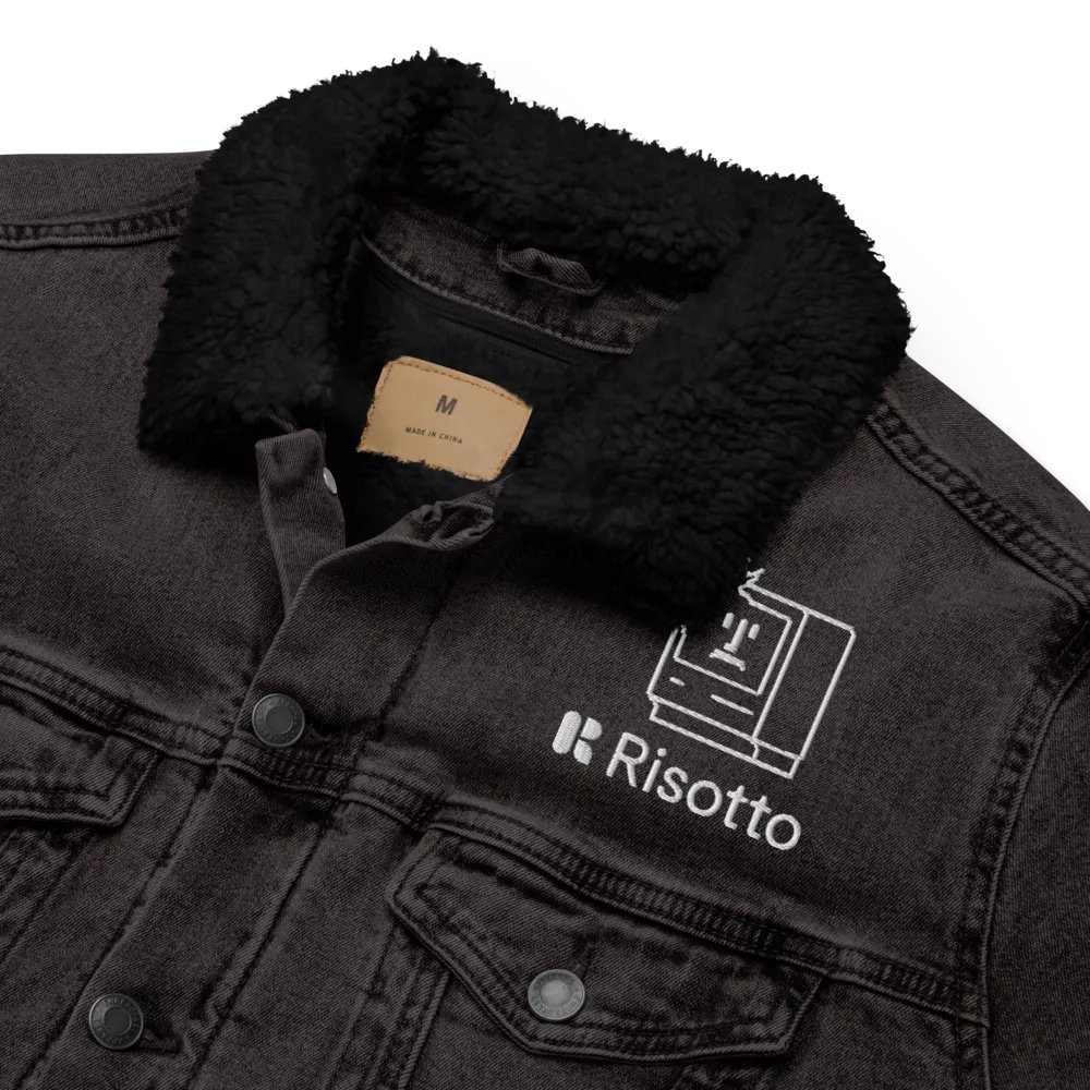 Sad Mac Denim Sherpa Jacket product image (7)