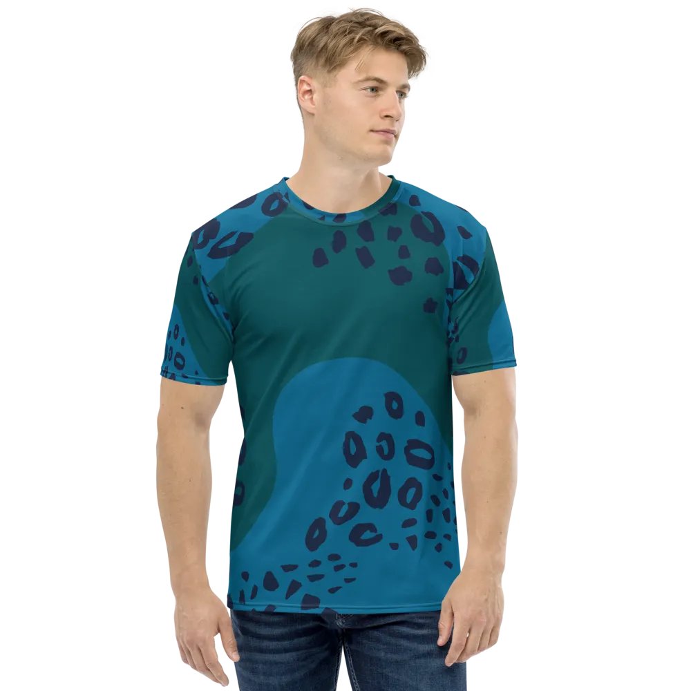 Wild Teal Leopard All-Over Tee product image (2)