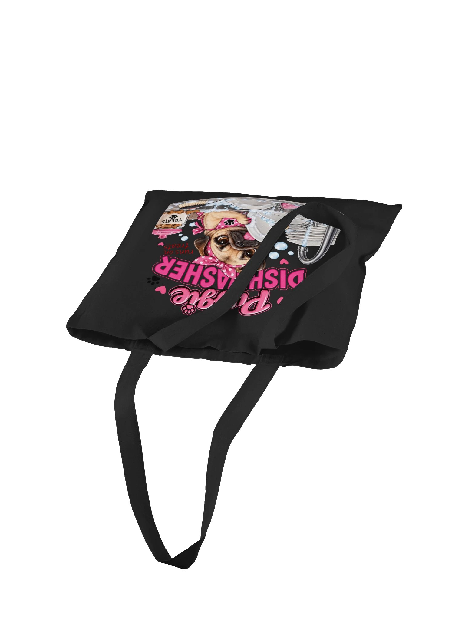 Puggie Dishwasher Tote Bag product image (16)