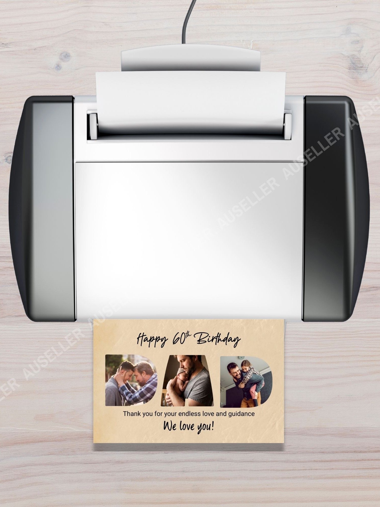 DAD Photo Card, 2 Design Set, Canva Template product image (10)