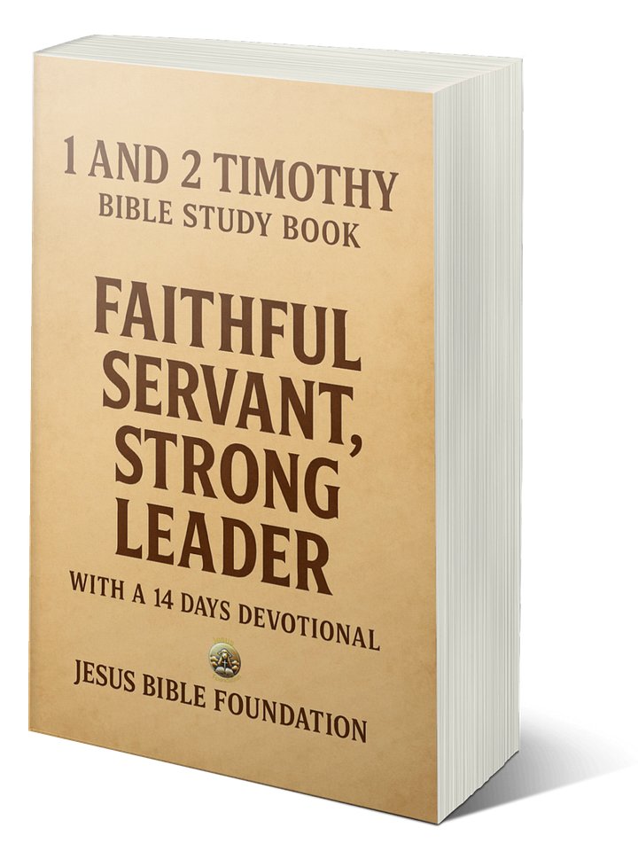 1 and 2 Timothy Bible Study Book: Faithful Servant, Strong Leader With A 14 Days Devotional product image (1)