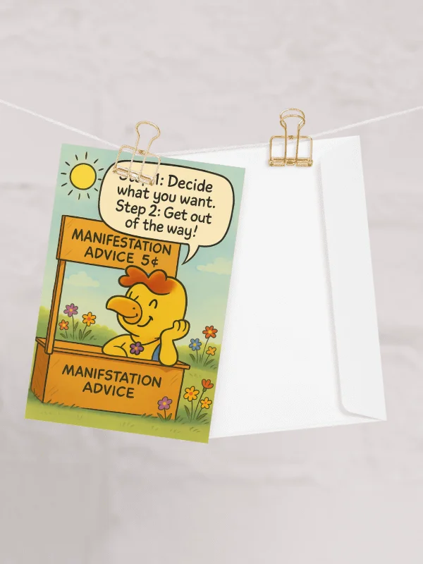 Abrahen Chicks - Manifestation Advice - Card product image (2)