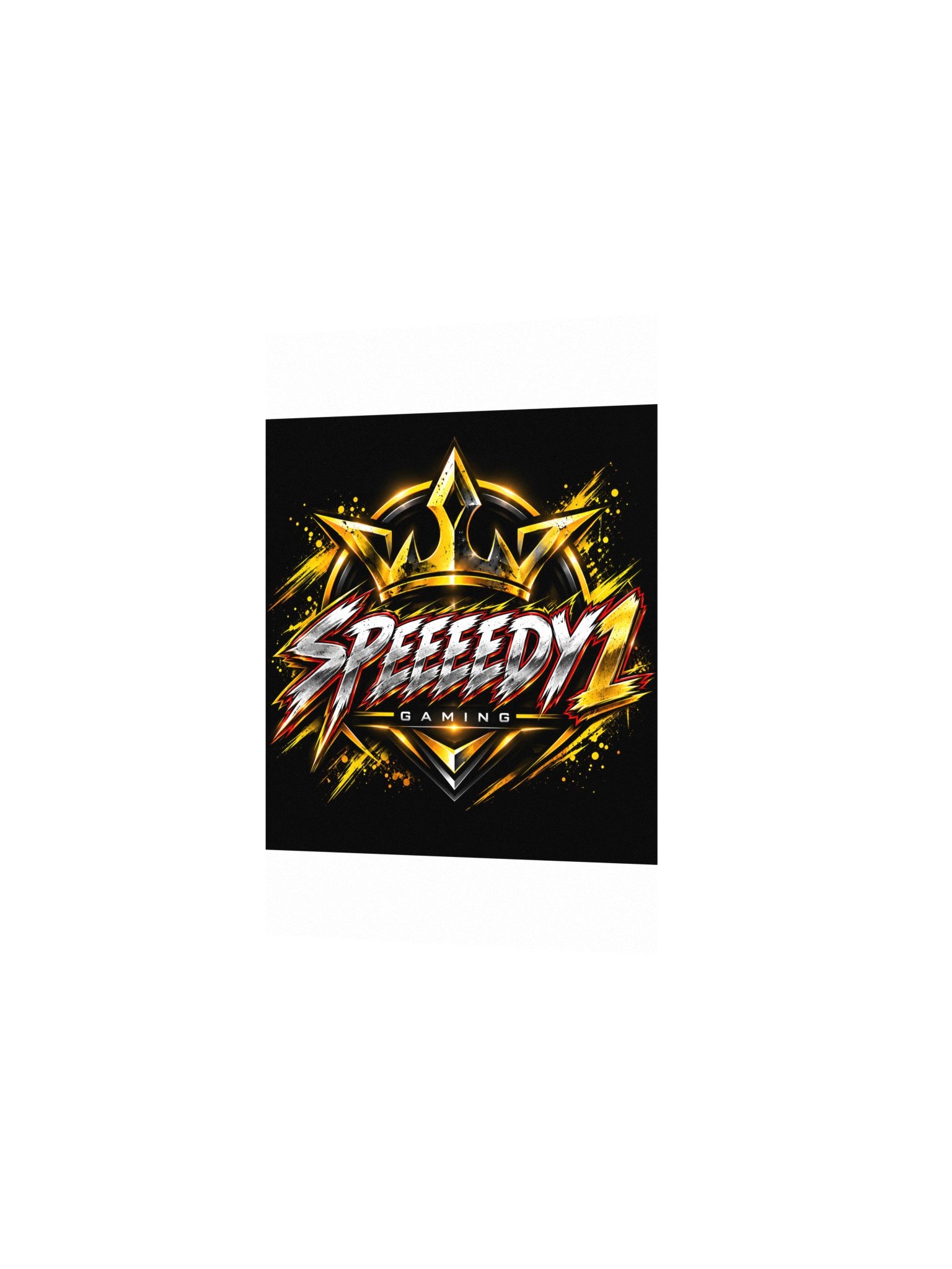 Speedy Gaming Crown Logo Poster product image (6)