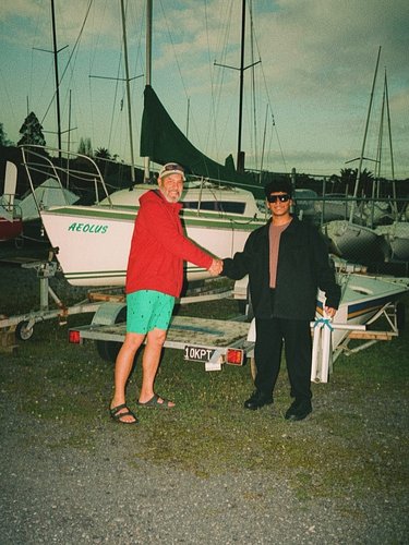 Im now the proud owner of a little rocketship 🚀 (the tiny one on the right side).
#sailing #travel #adventure #nz