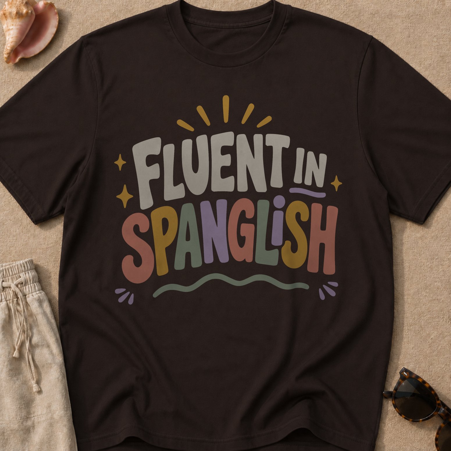 Fluent In Spanglish Camiseta Unisex product image (1)