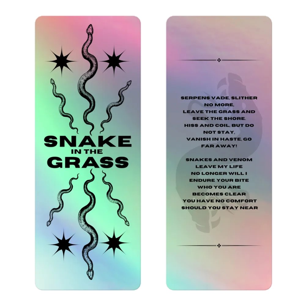 "Snake in the Grass" Candle Sticker product image (6)
