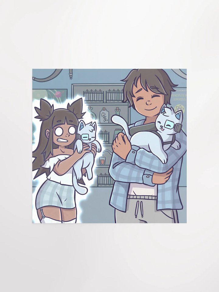AshMCxAyano Robo-Kitty Poster product image (1)