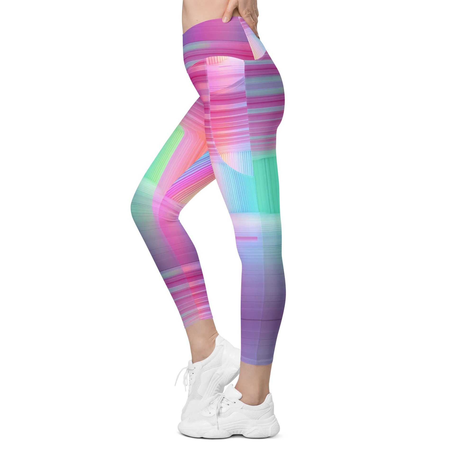 Surreal Spectrum Crossover Leggings product image (4)
