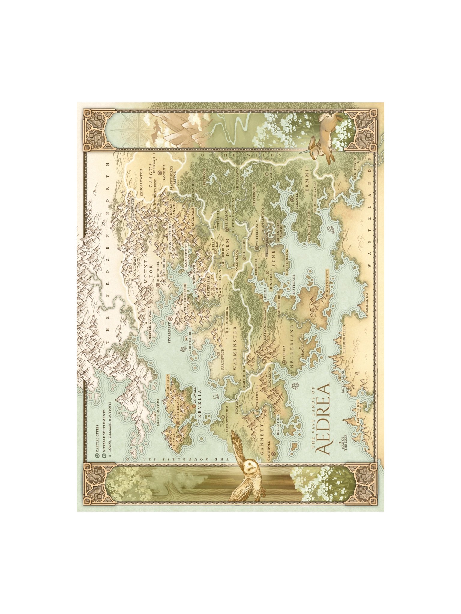Tales of Aedrea Map product image (1)