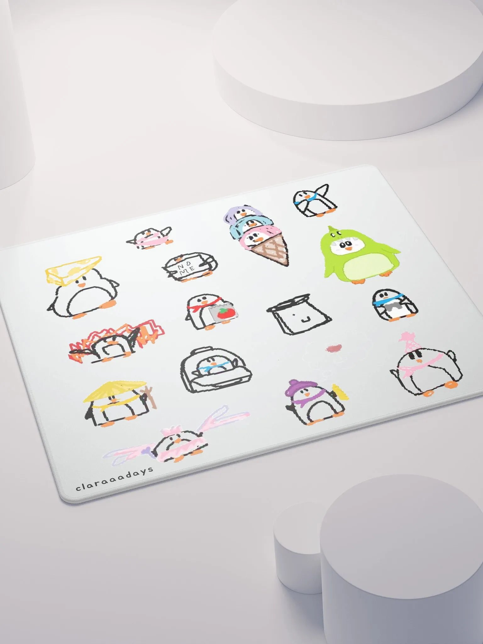 Emote Doodles Mouse Pad product image (4)
