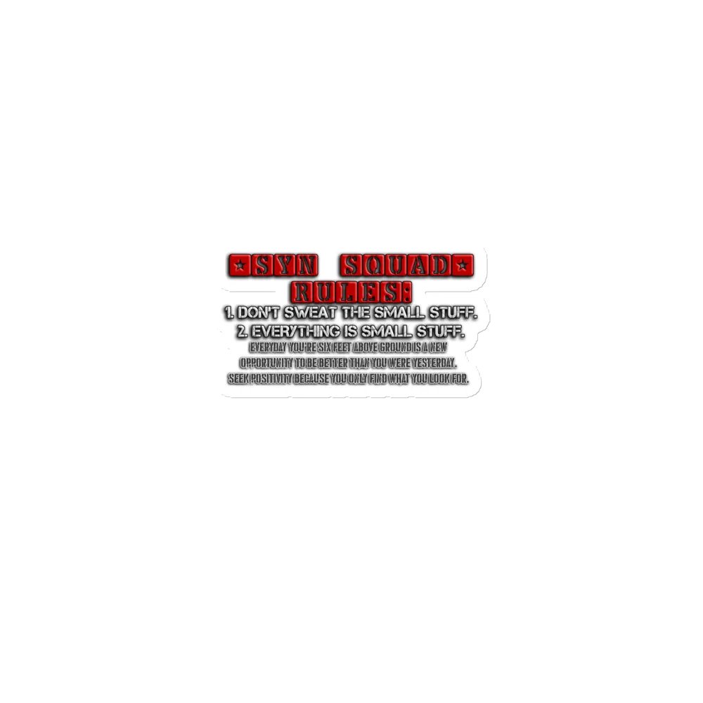 Synisisms - 2 Rules Magnet product image (1)