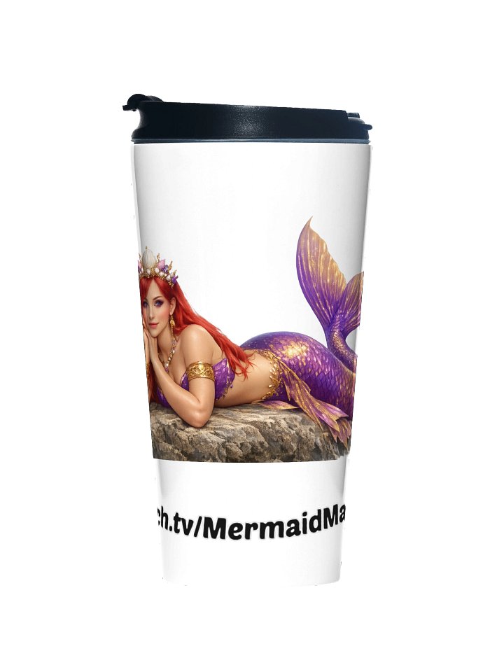Golden Mermaid Queen Of Moontides travel mug product image (1)