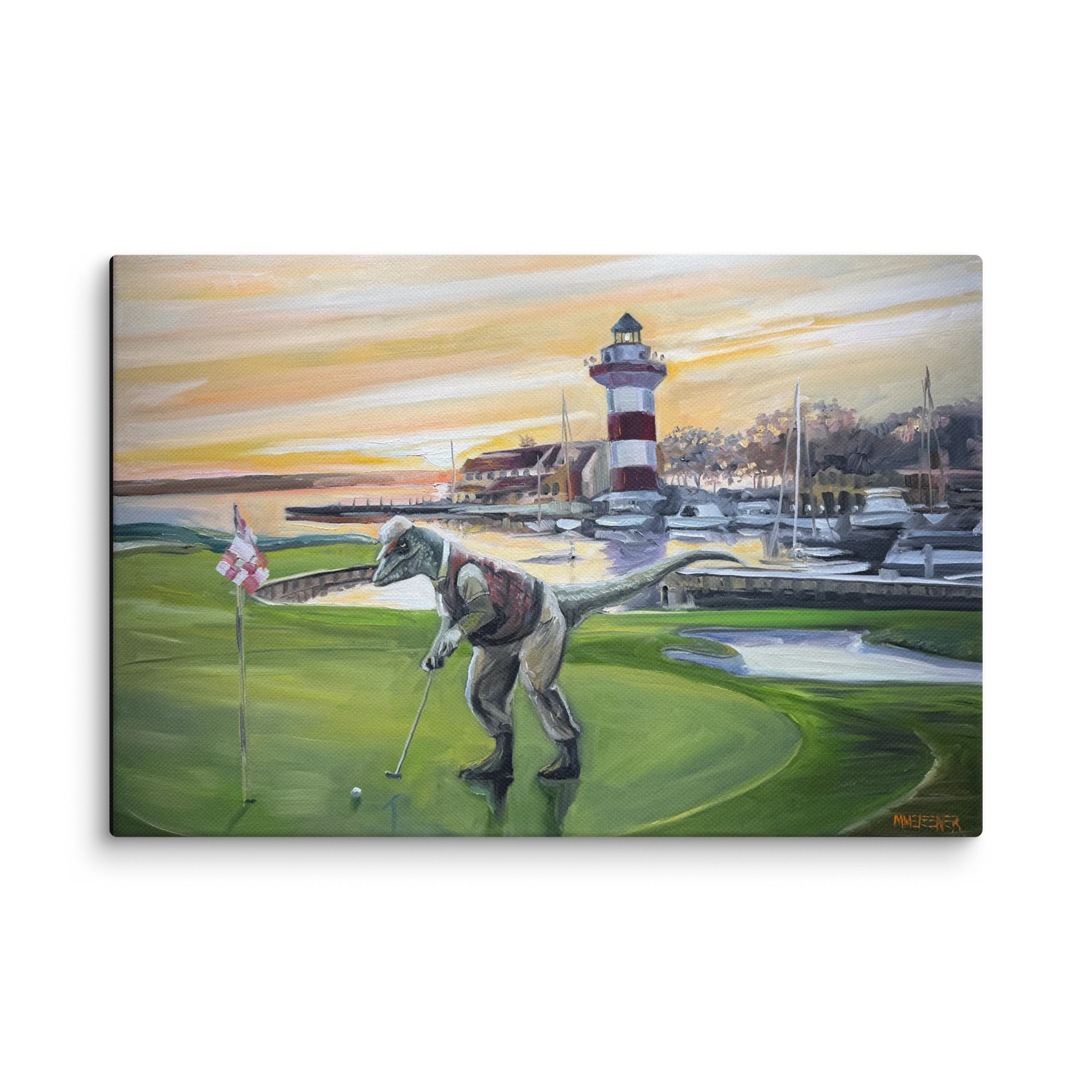 Dinosaur putting at the Harbour Town Golf Links product image (1)