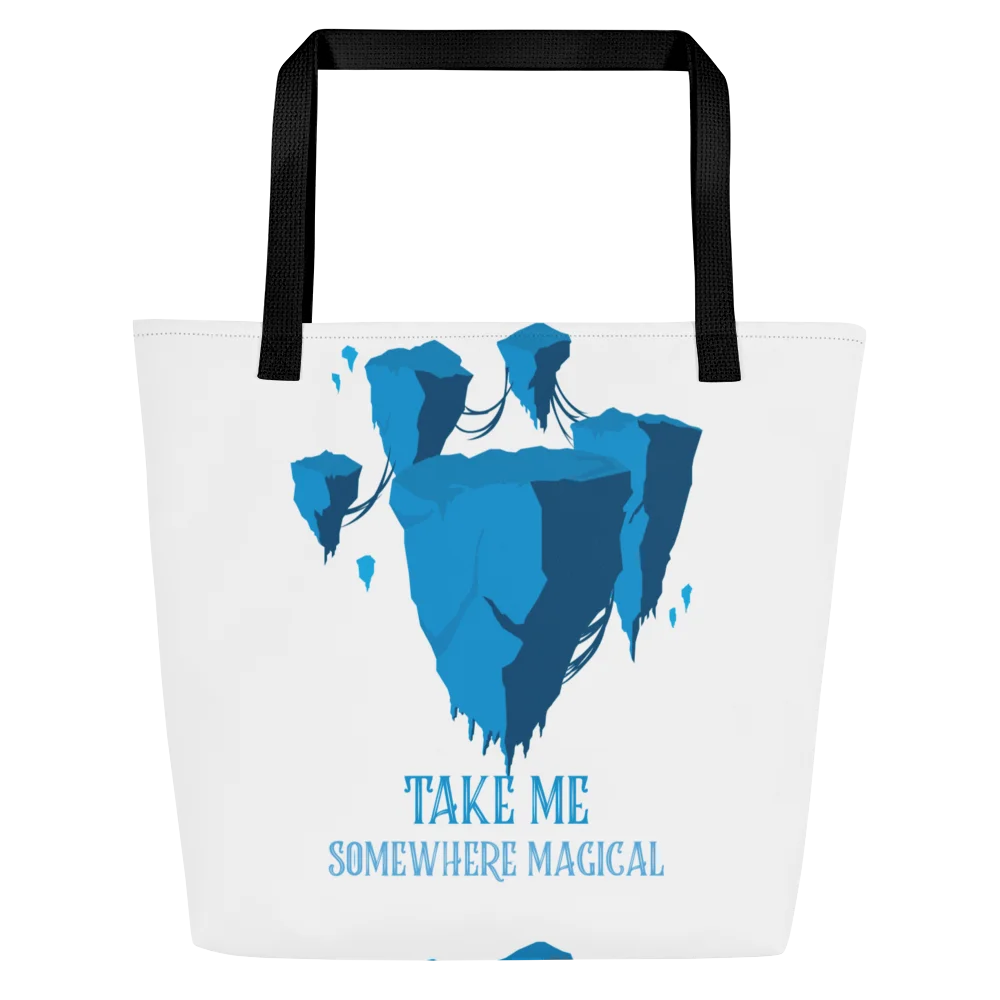 Blue Emblem All-Over Print Tote Bag product image (1)
