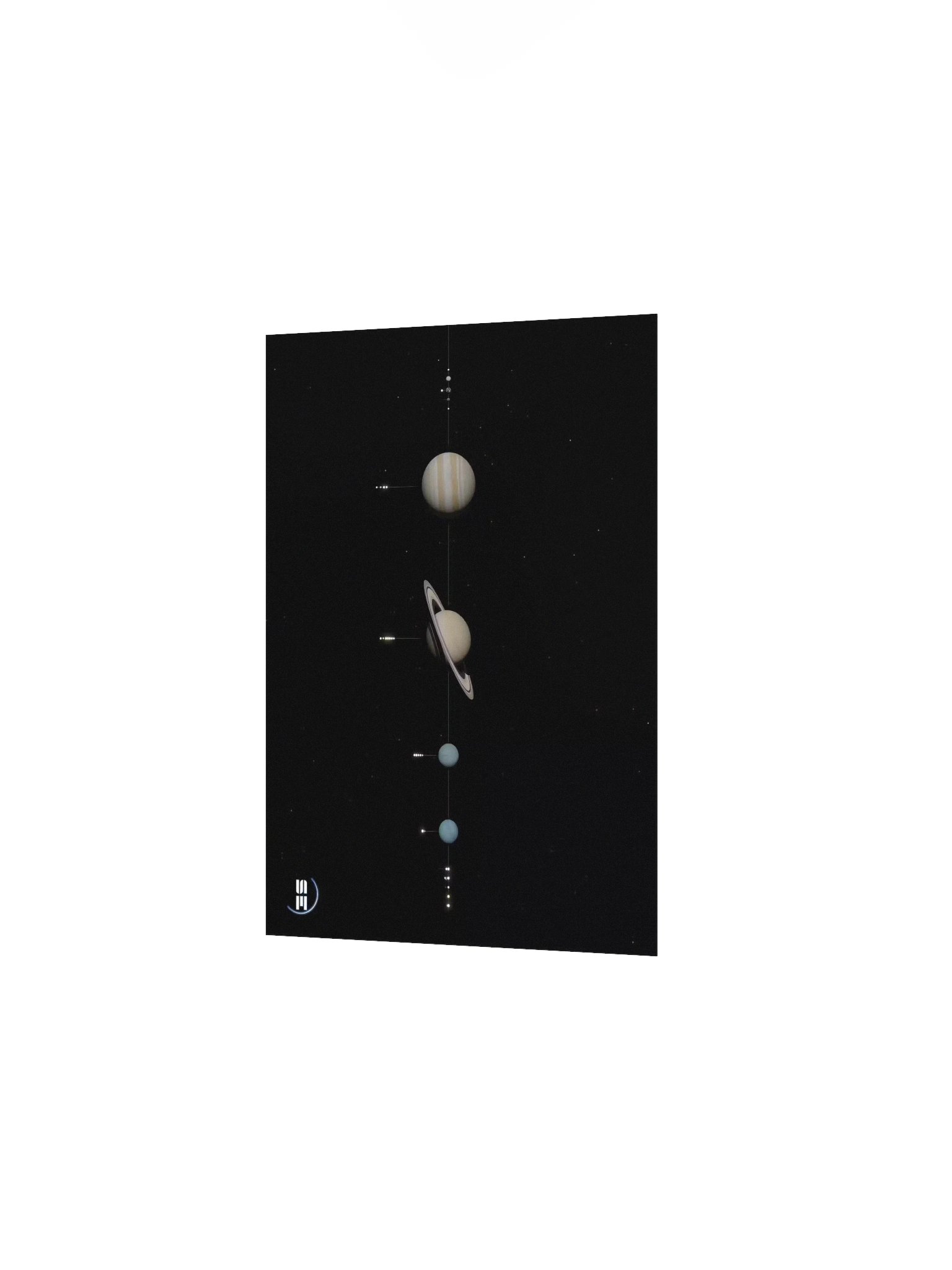 Solar System Object Size Poster product image (8)