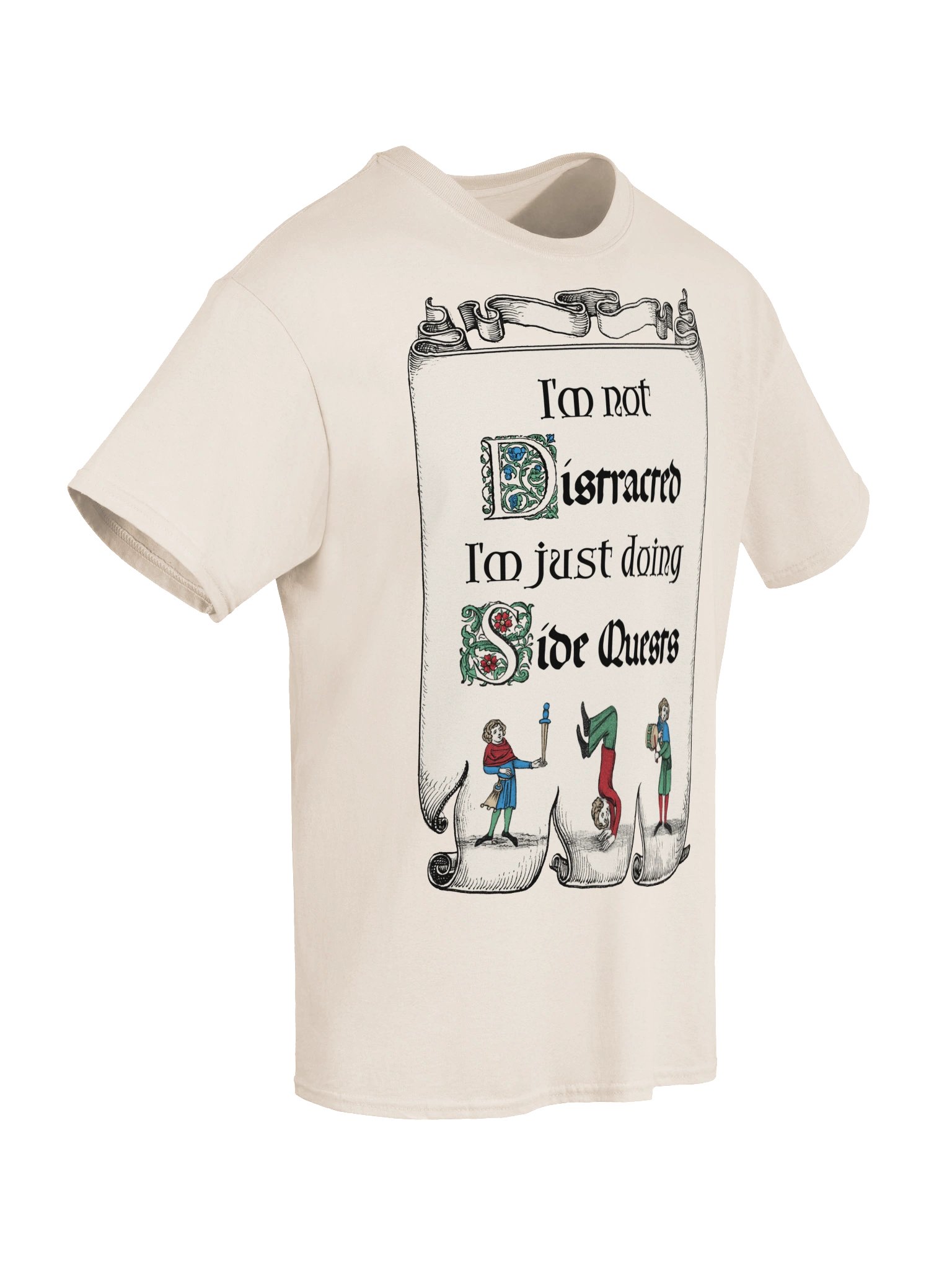I'm Not Distracted, I'm Just Doing Side Quests - Medieval T-Shirt product image (76)